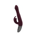 NMC Titanz 8.5 Inch Silicone Rechargeable Vibrator in Rubine Red