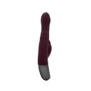 NMC Titanz 8.5 Inch Silicone Rechargeable Vibrator in Rubine Red
