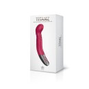 NMC Titanz 8 Inch Silicone Rechargeable Vibrator In Pink