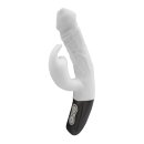 NMC Titanz 7 Inch Silicone Rechargeable Vibrator In Ivory White