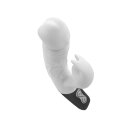 NMC Titanz 7 Inch Silicone Rechargeable Vibrator In Ivory White