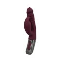 NMC Titanz 7 Inch Silicone Rechargeable Vibrator In Rubine Red