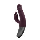 NMC Titanz 7 Inch Silicone Rechargeable Vibrator In Rubine Red