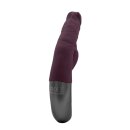 NMC Titanz 7 Inch Silicone Rechargeable Vibrator In Rubine Red