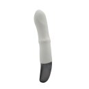 NMC Titanz 7 Inch Silicone Rechargeable Vibrator In Ivory White
