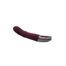 NMC Titanz 7 Inch Silicone Rechargeable Vibrator In Rubine Red