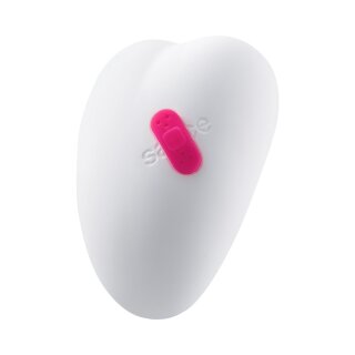 Sauce Sweeeheart Clitoral Vibrator White & Pink