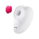 Sauce Sweeeheart Clitoral Vibrator White & Pink