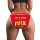 LoveToy Fuck Printed Vibrating Sexy Panties Red