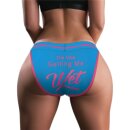 LoveToy Wet Printed Vibrating Sexy Panties Blue