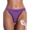 LoveToy Slide Printed Vibrating Sexy Panties Purple