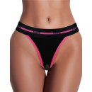 LoveToy Slut Printed Vibrating Sexy Panties Black