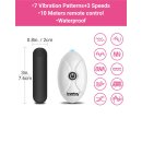 LoveToy Slut Printed Vibrating Sexy Panties Black