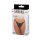 Amorable Thong with Open Crotch Black One Size