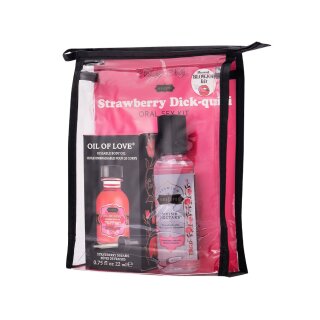 Kama Sutra Oral Sex Cocktail Kit Strawberry Dick-Quiri 59 ml+22 ml