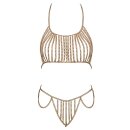 Cottelli Collection Top Set Chain Gold