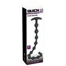 Black Velvets Anal Bead Chain Black 50 cm