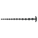 Black Velvets Anal Bead Chain Black 50 cm