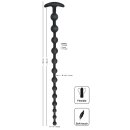 Black Velvets Anal Bead Chain Black 50 cm