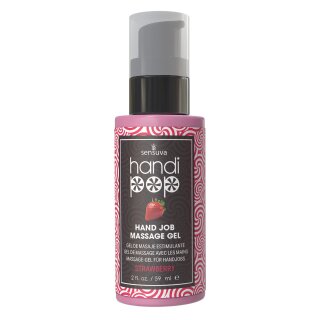 Sensuva Handipop Edible Massage Gel Strawberry 59ml