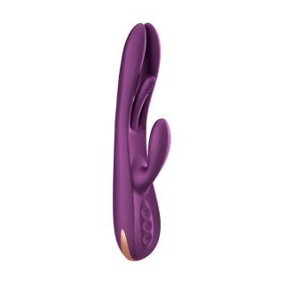 HoneyPlayBox Terri App-controlled Kinky Finger Tapping Rabbit Vibrator Purple