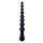 NMC 9.5 Inch Ribbed Silicone Anal Ball Beads Black