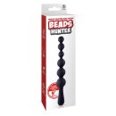 NMC 9.5 Inch Ribbed Silicone Anal Ball Beads Black