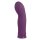 NMC 5 Inch Rechargeable Silicone 10 Functions Speed Vibrator Purple