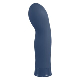 NMC 5 Inch Rechargeable Silicone 10 Functions Speed Vibrator Blue