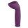 NMC 5.5 Inch Rechargeable Silicone 10 Functions Speed Glans Stimulator Purple