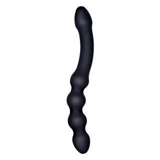 NMC 9.5 Inch Silicone Double Headed Plug Black