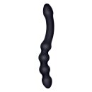 NMC 9.5 Inch Silicone Double Headed Plug Black