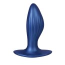 NMC 4.5 Inch Silicone Anal Plug Metallic Blue