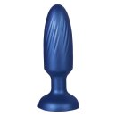 NMC 3.5 Inchsilicone Anal Plug Metallic Blue