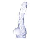 NMC 4 Inch Realistic Dildo With Suction Cup Clear