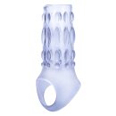 NMC 3 Inch Tpe Transparent Penis Enhancer With Ball Strap