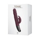 NMC Silicone Rechargeable Vibrator Rubine Red