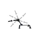 FETISH FANTASY SERIES BODY DOCK SEX MACHINE - BLACK