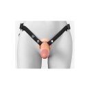 FANTASY X-TENSIONS ELITE 6" SILICONE HOLLOW STRAP-ON - DUAL DENSITY - LIGHT