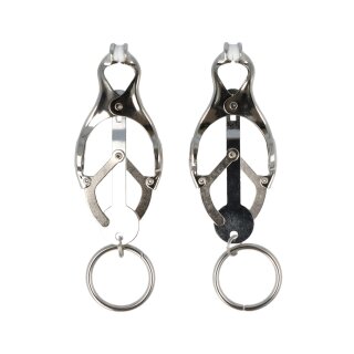 Virgite Nipple Clamps Model 6 Silver 2 Pieces