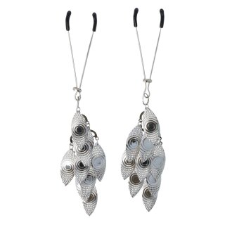 Virgite Nipple Clamps Model 10 Silver 2 Pieces