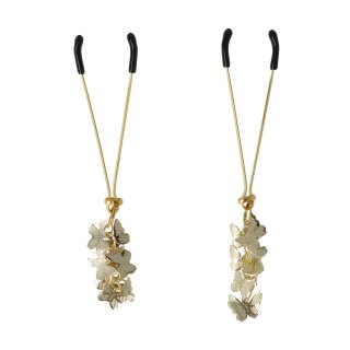 Virgite Nipple Clamps Model 17 Gold 2 Pieces