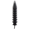 Hidden Desire Expert Ribbed Inflatable Dildo 28 x 6 cm Black