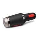 Curve Toys Sucking and Vibrating Masturbator - 15X - Black