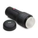 Curve Toys Tightening and Vibrating Masturbator - Black