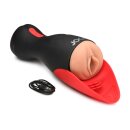 Curve Toys Sucking and Vibrating Pussy Masturbator - Black