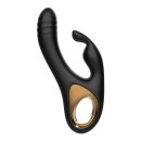 Rimba Toys - Sensual Nights SN09 - Thrusting Rabbit Vibrator - Black