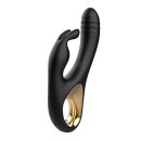 Rimba Toys - Sensual Nights SN09 - Thrusting Rabbit Vibrator - Black