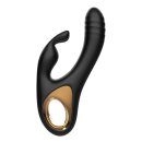 Rimba Toys - Sensual Nights SN09 - Thrusting Rabbit Vibrator - Black