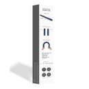 Strap-On-Me Double Dong Realistischer Dildo Lila 45 cm